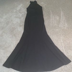 Black Collared Dress (Medium)